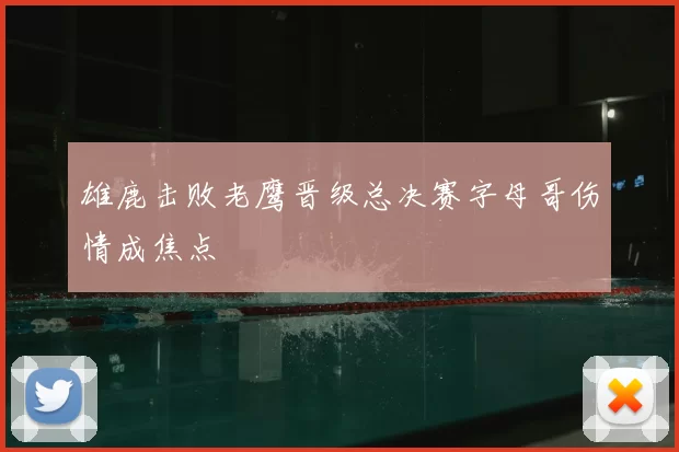 雄鹿击败老鹰晋级总决赛字母哥伤情成焦点